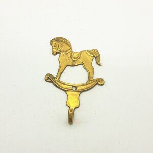 Brass Horse Coat Hook